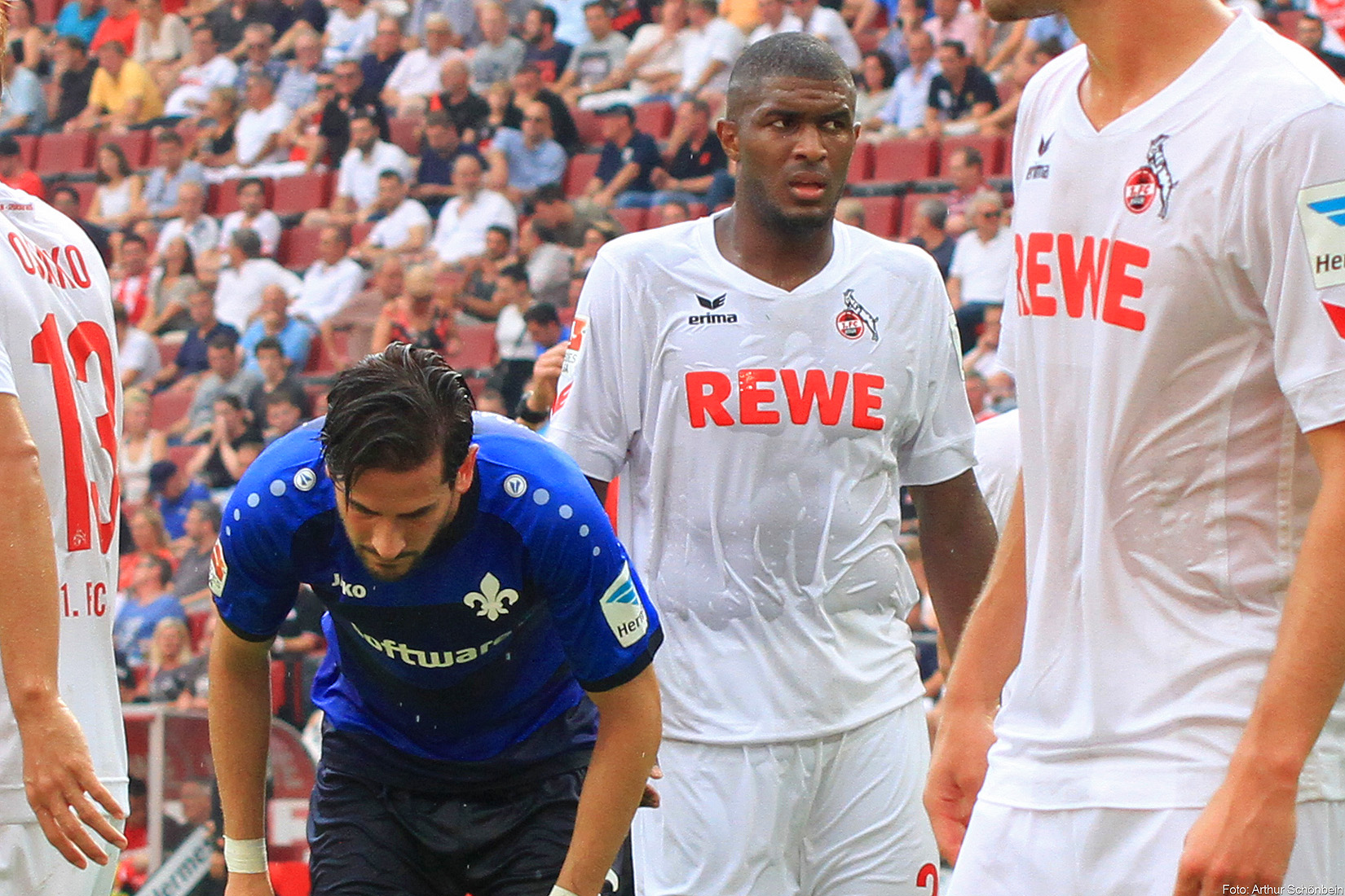 Anthony Modeste, Heinerfest, eingenässt