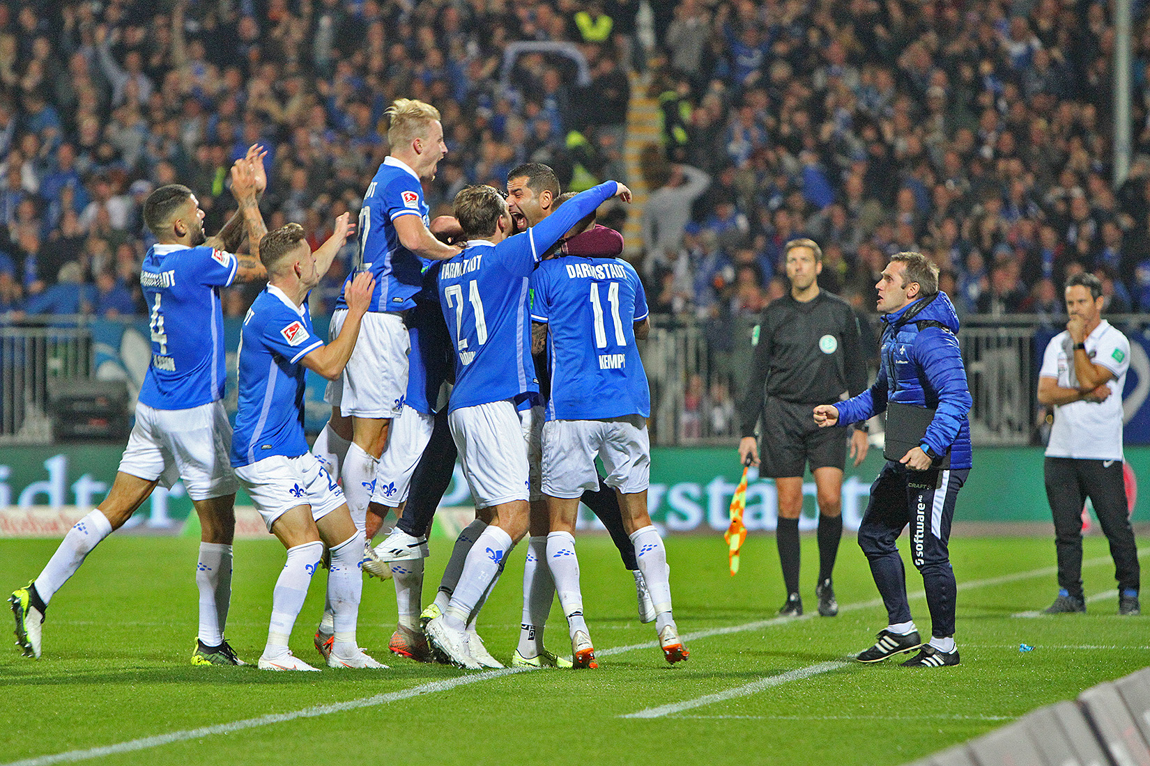 Impressionen vom Spiel gegen Erzgebirge Aue