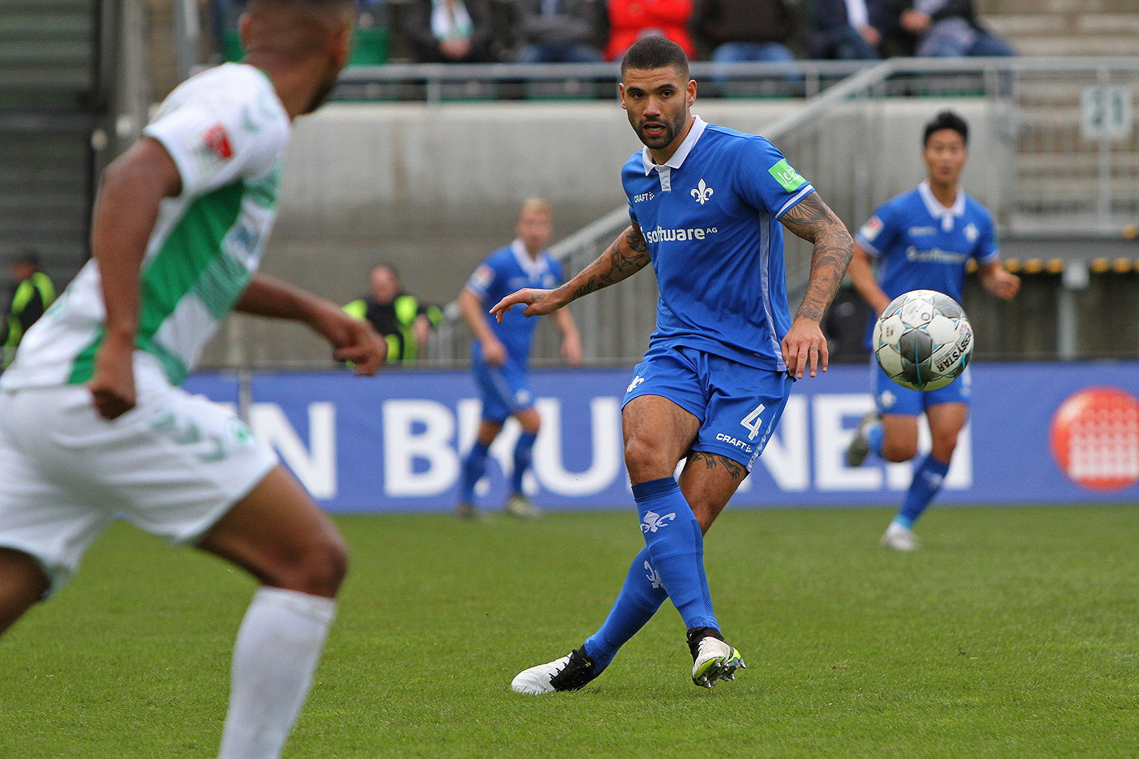 Lilien-Spieler der Saison: Victor Pálsson in Aktion