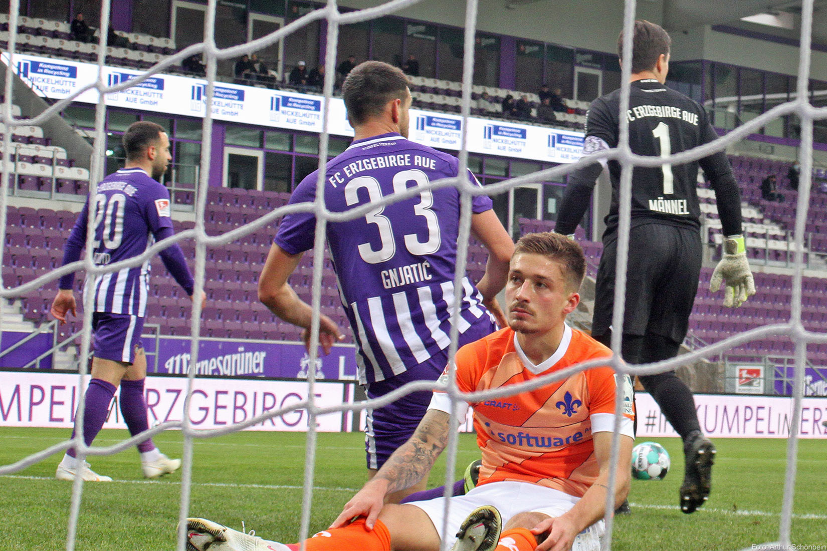 Impressionen vom Spiel gegen Erzgebirge Aue