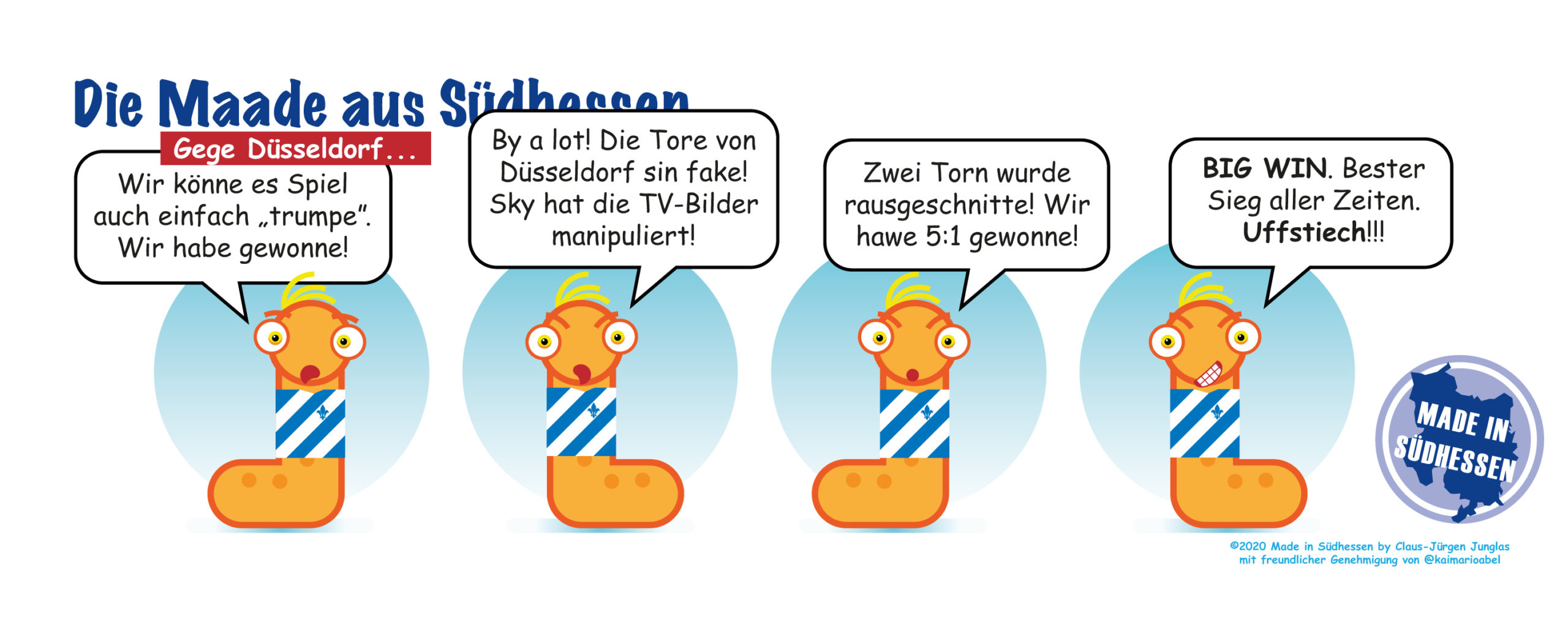 Die Maade aus Südhessen auf den Spuren von Donald Trump