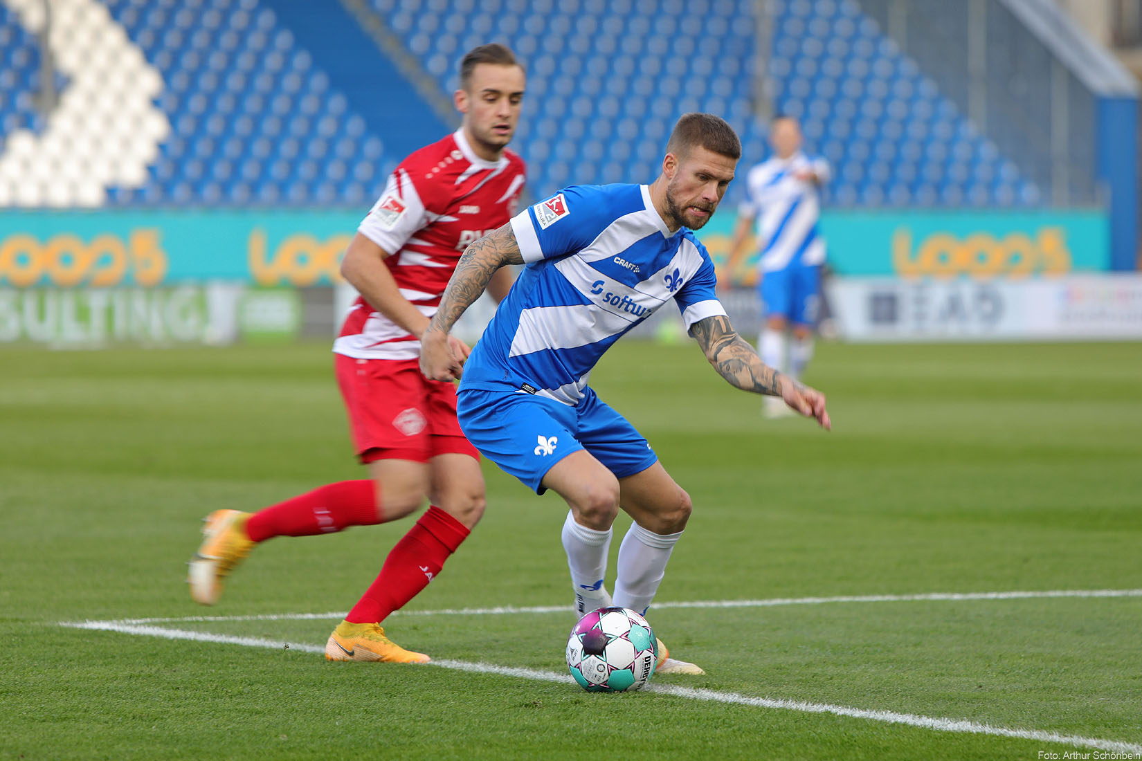 Lilien-Spieler des Jahres: Tobias Kempe in Aktion
