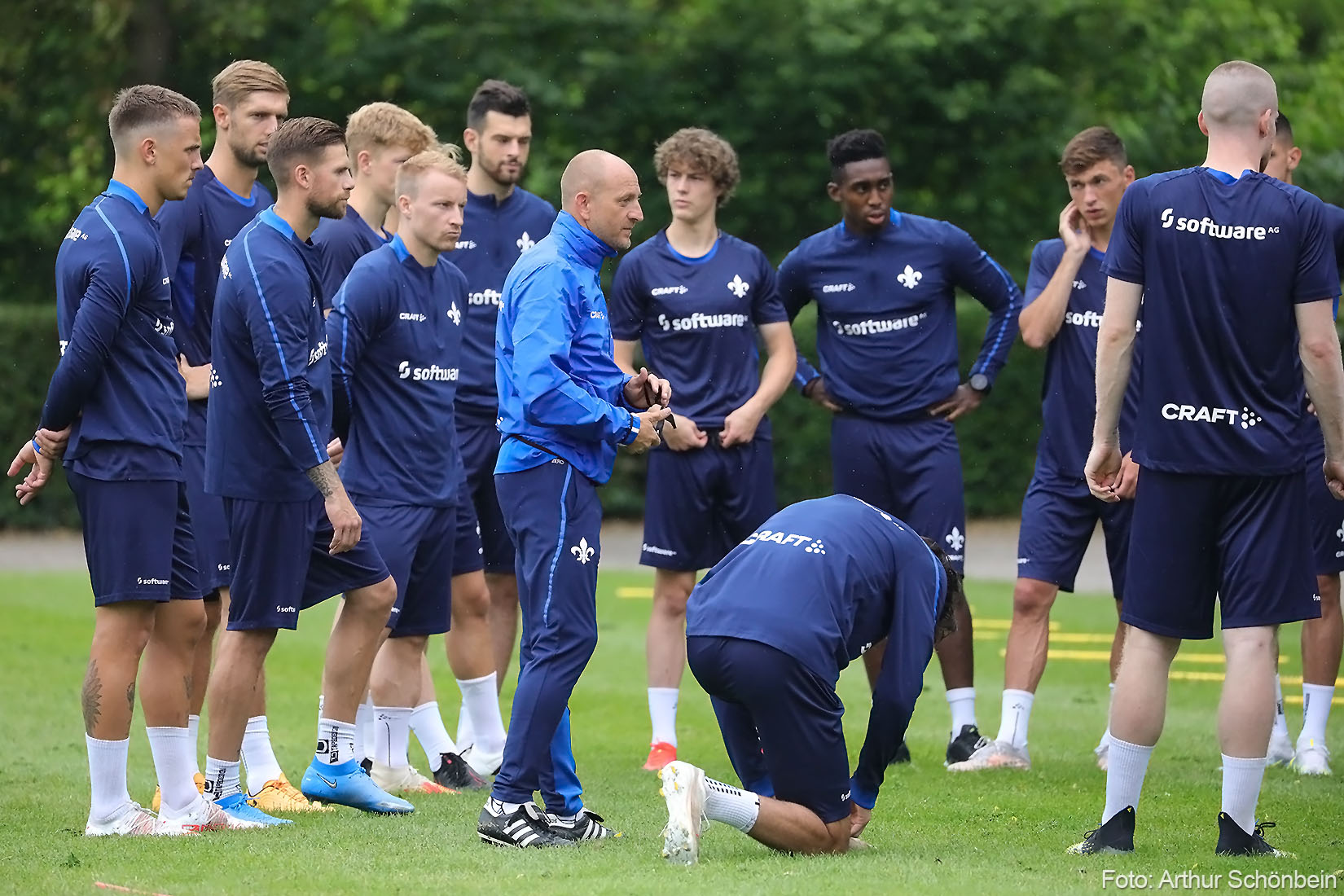 Bilder aus dem Regen-Trainingslager
