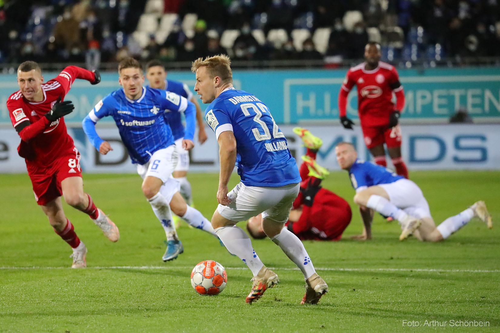 Fabian Holland ist der Lilien-Spieler des 16. Spieltags