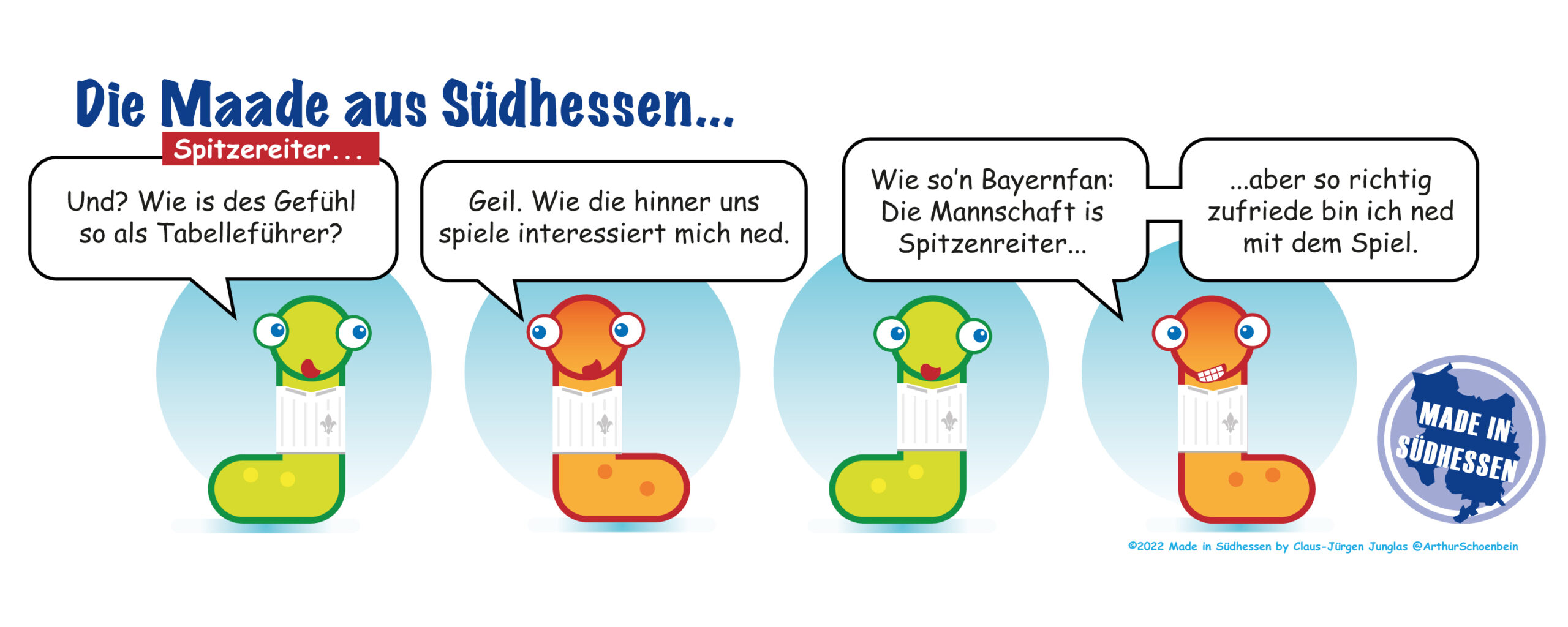 Die Maade aus Südhessen auf den Spuren der Bayern