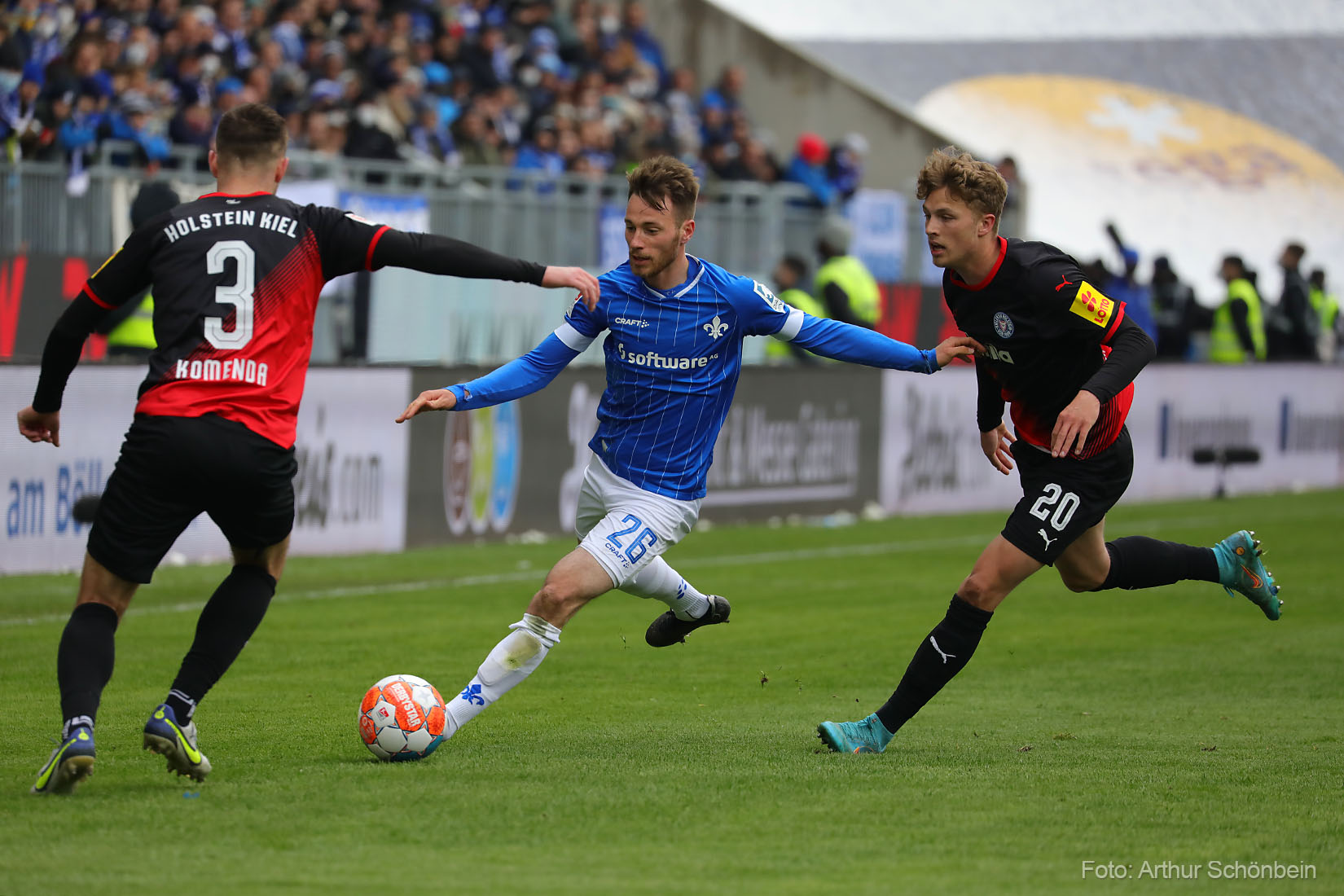 Matthias Bader ist der Lilien-Spieler des 28. Spieltags