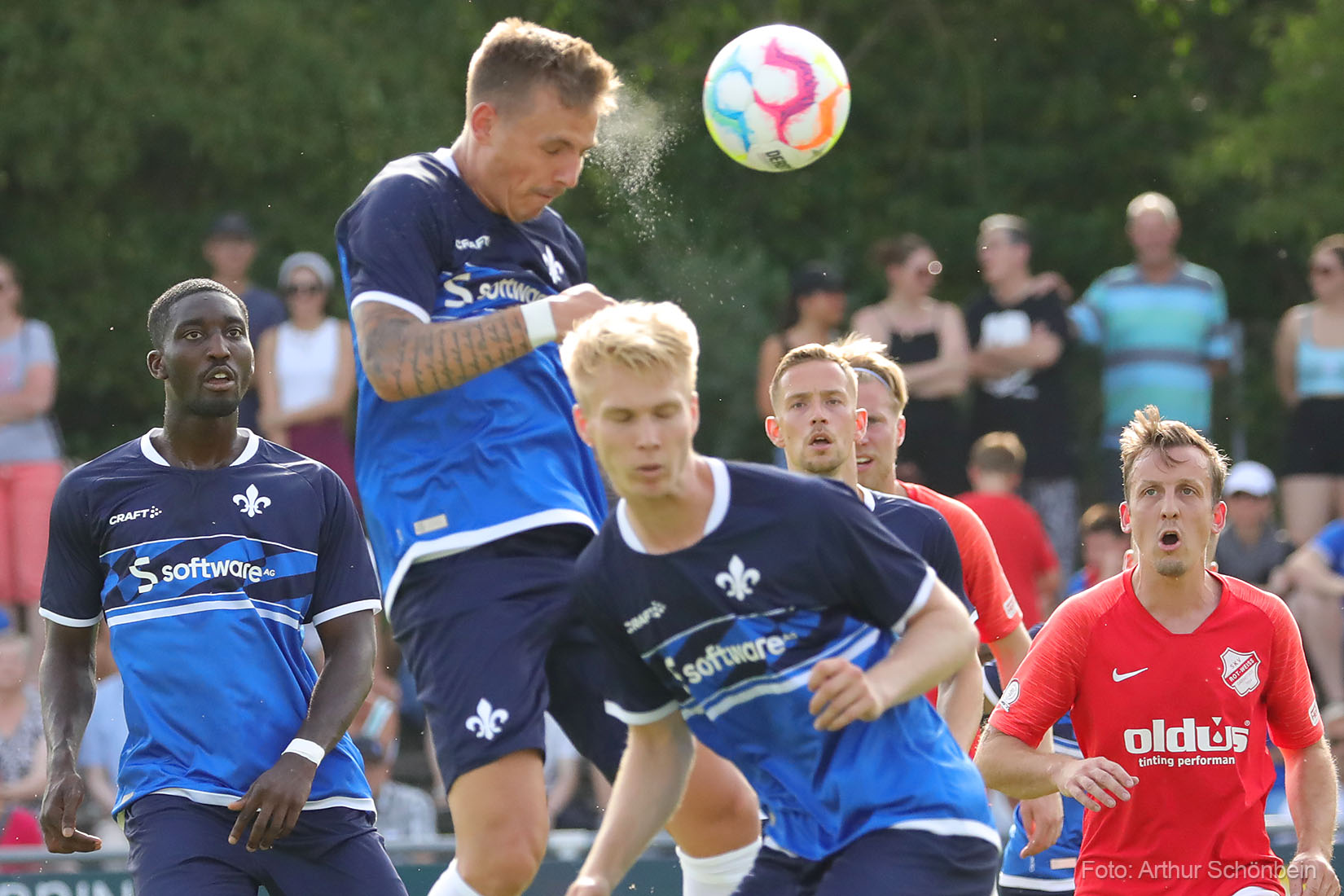Unsere Bilder vom Testspiel gegen Rot-Weiß Darmstadt