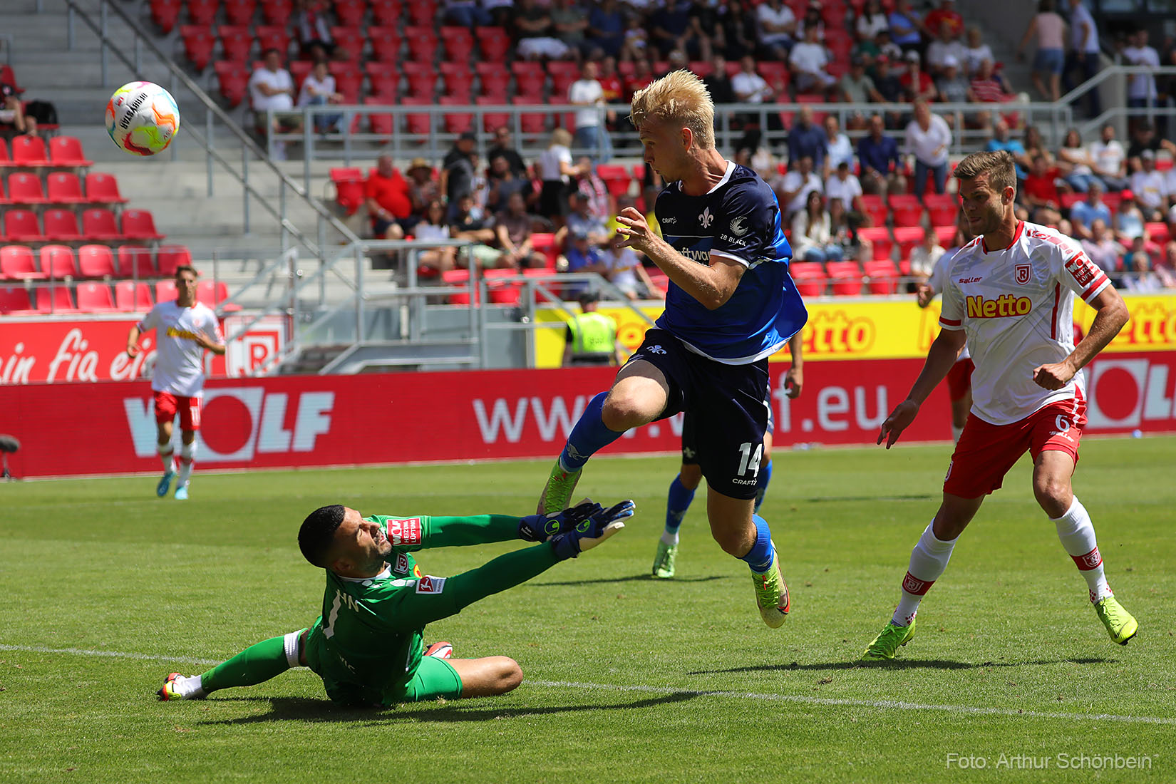 Magnus Warming ist der Lilien-Spieler des 1. Spieltags