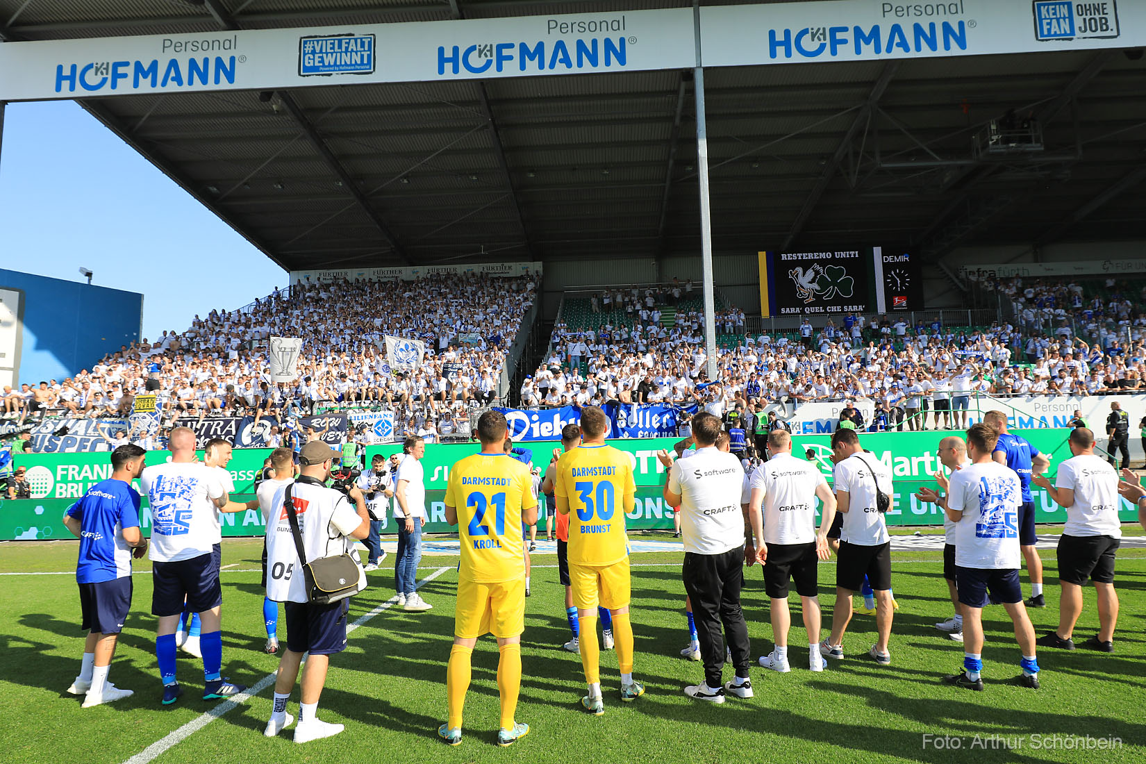 Unsere Bilder vom Spiel in Fürth