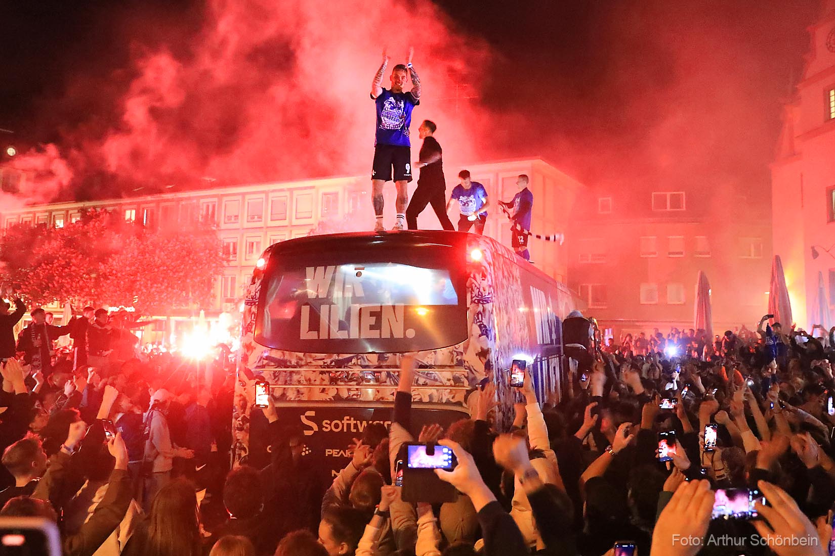 Lilien-Fans feiern den Aufstieg