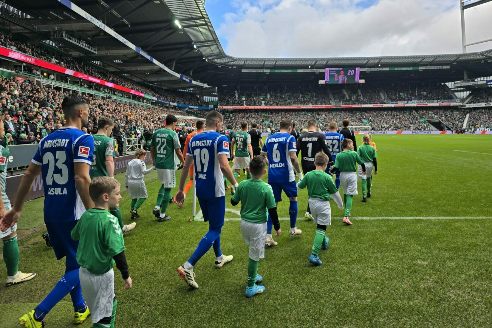 SV Werder Bremen – SV Darmstadt 98 1:1 (1:1)