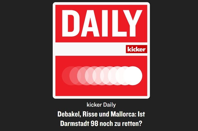 Der Lilienblog in anderen Medien: kicker daily