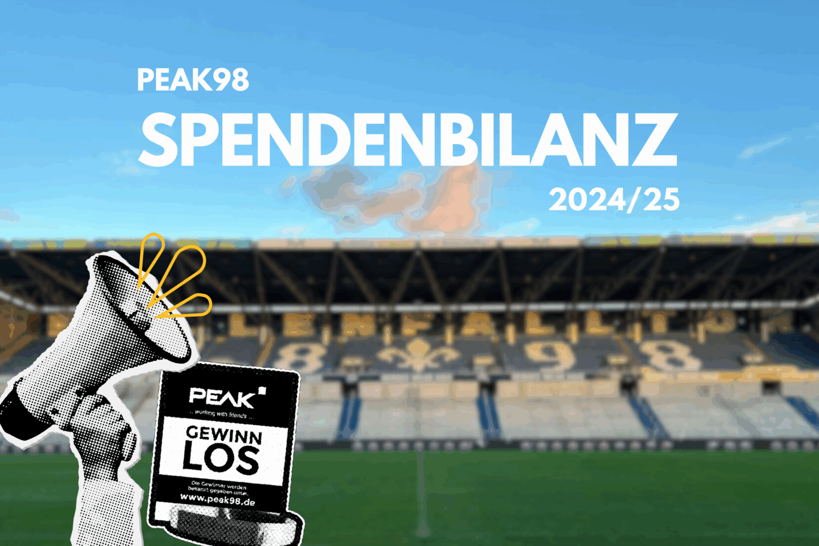 PEAK98-Spendenbilanz: Starkes Ergebnis zum Abschied