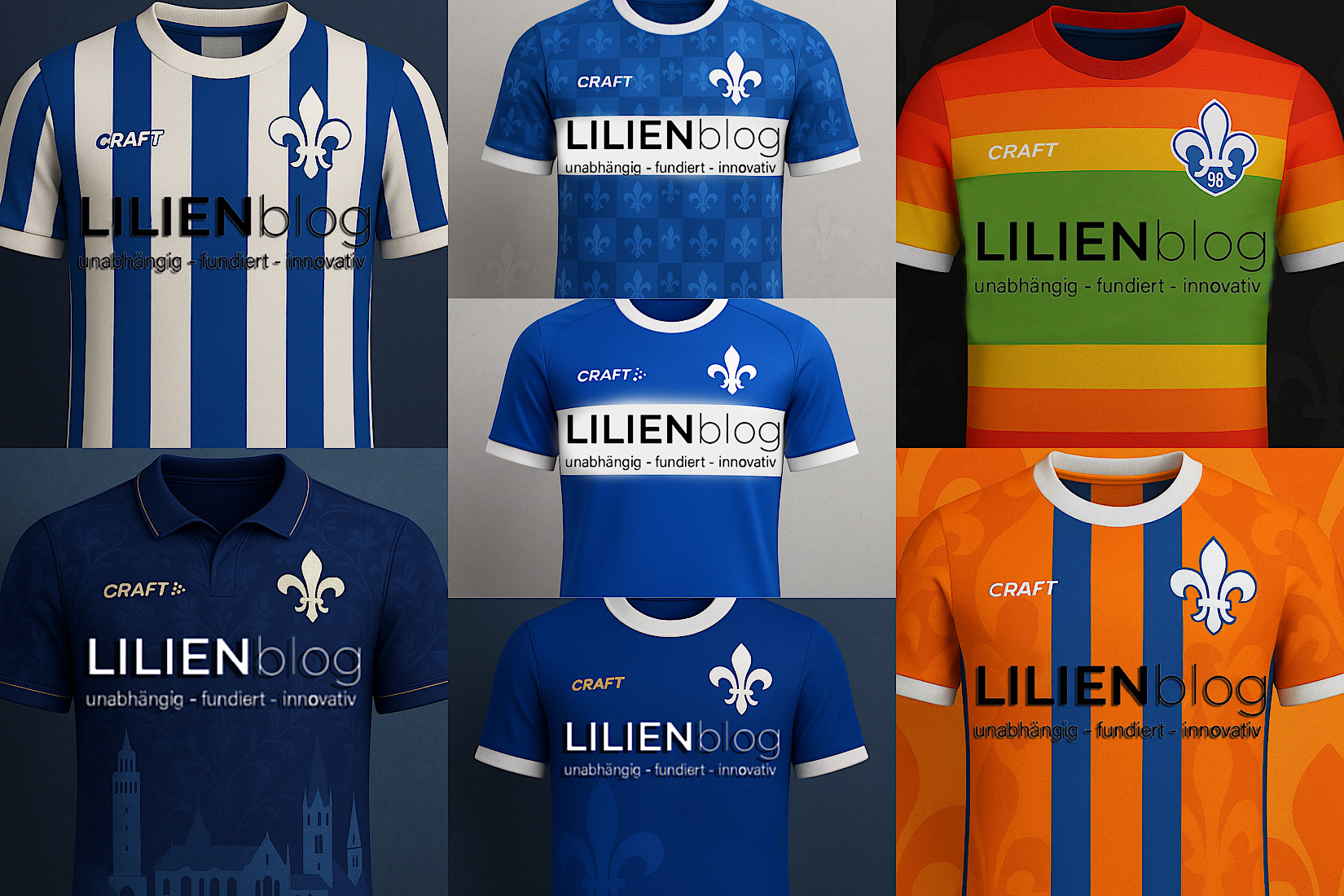 Mittwochsfrage: Welches Lilien-Trikot gefällt euch am besten?