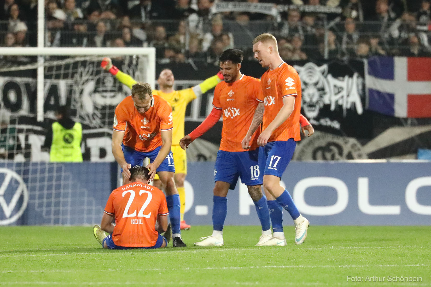 Lilien-Shots – unsere Bilder vom Pokalspiel in Elversberg